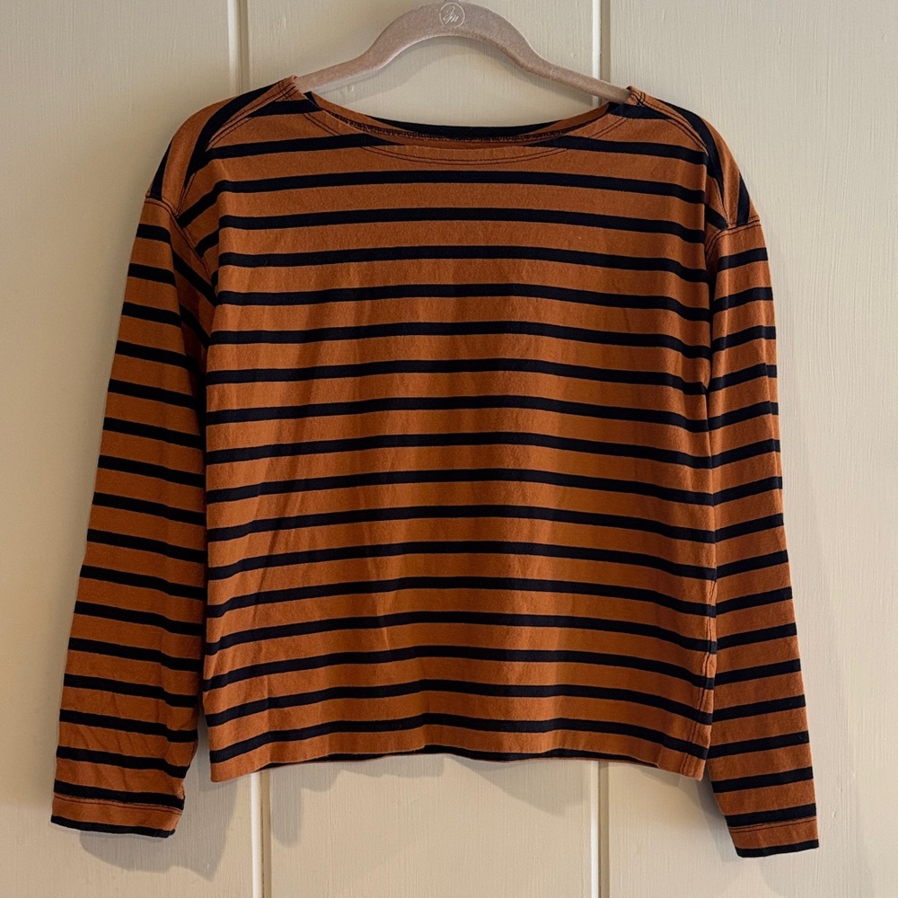Everlane Striped Long Sleeve Top